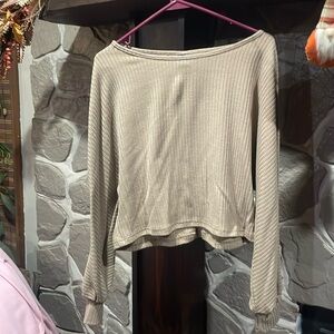 SHEIN tan top.